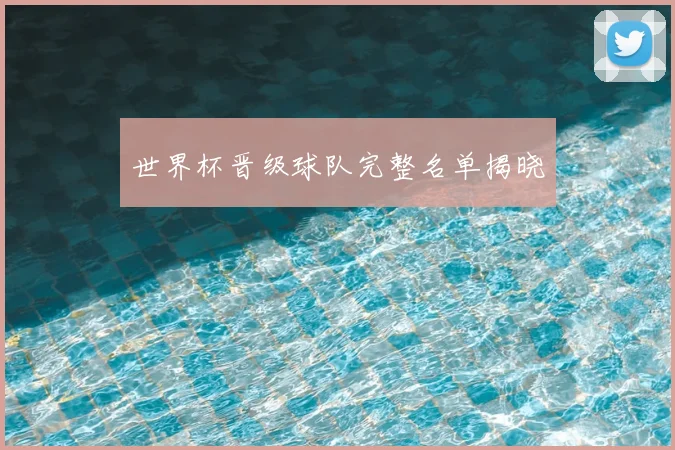 世界杯晋级球队完整名单揭晓